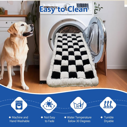 Thickened Dog Bed for Car Back Seat, Upgraded Bottom Non-Slip, Fits Hard Bottom car seat Cover for Dogs, Premium Mixed