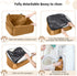30lbs,Pet NEEZUKAR Dog Car Seat for Small Medium Dogs,Detachable Washable Dog Booster Seat Under Car Seat Travel Bed