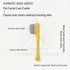 2-Piece Set Pet Face Grooming Kit, Curved Tear Stain Comb with Fine Teeth, Round-Tip Safety Scissors, Cat Ear Design