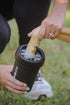 Dexas MudBuster Portable Dog Paw Cleaner, Medium Matte Black Special Edition for Dogs