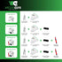 Wedge Guys Golf Grip Kits for Regripping Golf Clubs - Professional Quality with Grip Tape Strips and Solvent