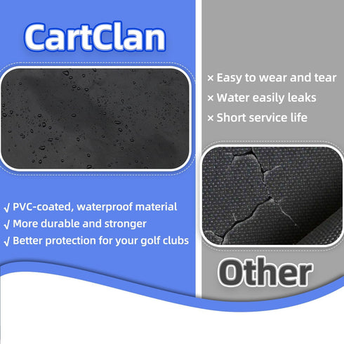 Upgrade Golf Bag Rain Hood - Waterproof Cover for Golf Club Bags, Fits Almost All Golfbags or Carry Cart