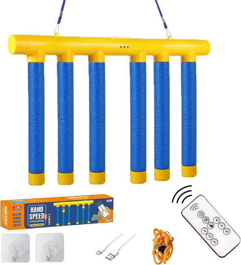 Tendry Reflex Drop Sticks Challenge Game, Hand Eye Coordination Training Toy, Upgrade