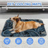 Generic 28" X22" Cooling Mats for Cats Ice Silk Pet Crate Mat Lotus Pattern Cooling Bed for Dogs Large Washable Dog Pad