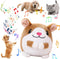 Geojec Interactive Dog Toys,Active Moving Pet Plush Toy with Recording and Music Modes,