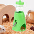 Hypeety Hamster Cage Drinking Water Bottle for Parrots, Mice, Rats, Gerbils, 1Pcs 80ml (Green)