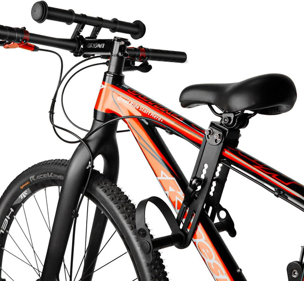 Kid Bike Seat Front Mounted with Handlebar for Mountain Bike Parent-Child Cycling, Compatible with All Adult MTB