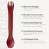 GoBites Duo and Bio Duo Travel Silverware, Full Size Portable Fork & Spoon, Reusable Utensil Set