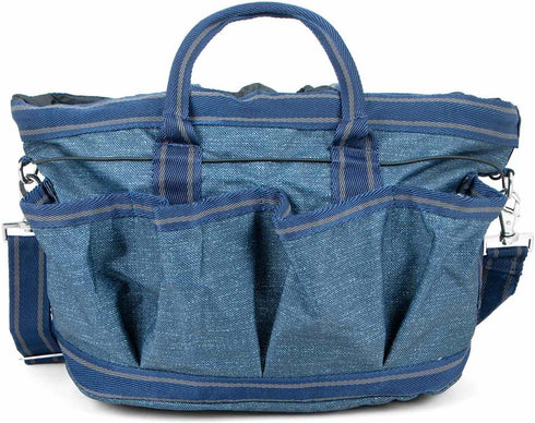 Jeffers Poplar Head Grooming Bag Horse Grooming Organizer Tote with Pockets for