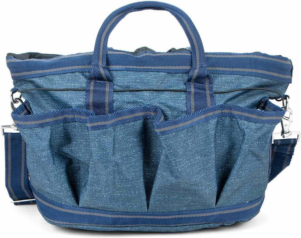 Jeffers Poplar Head Grooming Bag Horse Grooming Organizer Tote with Pockets for