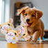 Mity rain Interactive Dog Toys, Interactive Dog Ball for Pet Automatic Rolling Jumping Vibrating Wiggling, Dog Squeaky Ball with Chewable Plush Cover&Music for Small/Medium/Large Dogs Chasing(Hamster