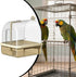 Generic Settings Indoor Bird Cage Bath, Stand Bathtub Perch, Automatic Shower Mode Bird Bath with Chew Proof Material