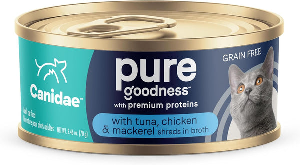 Canidae Pure Adore Premium Wet Cat Food, Tuna, Chicken & Mackerel in