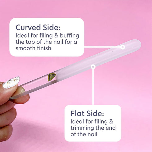 Bona Fide Beauty Pet Nail File, Made of Czech Glass, Quiet and Painless for Small Dogs, Cats, Birds