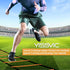 YISSVIC Agility Ladder and Cones - 20 Feet, 12 Adjustable Rungs, Fitness Speed Training Equipment, 1 Carry Bag, 10
