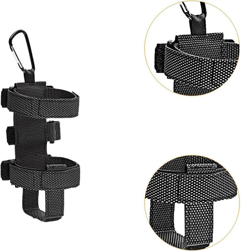 Tdoutop Speaker Mount with Fixing Strap, Adjustable Holder for Club Carts Bar Rail Golf Carts Frame