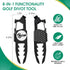 JIUYIBC 6 Golf Divot Tool with Magnetic Ball Marker, and Tee Height Adjuster, Golf Tees, Funny Golf Accessories, Golf