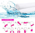 24 Count 40"x12" BBTO Sublimation Cooling Towels Bulk for Sports White Golf Sweat Gym Towel Ice Breathable Soft Chilly