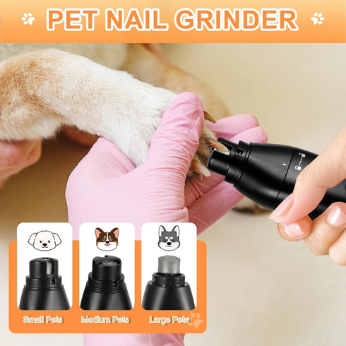 4 1 Trimmer Trimmer 2 in Dog Grooming Kit with USB-C Charging, Paw for Small Dogs, Cats, Pet Hair Clippers Dog Nail