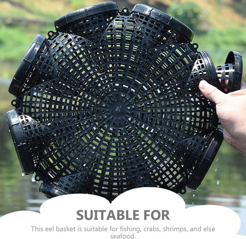 BESPORTBLE Yellow EEL & Shrimp Fishing Bait Case - Large Capacity Lobster Trap