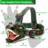 4 Dinosaur Kids Headlamp, T-Rex Dinosaur Led Headlamp Flashlight, Dinosaur Toy Headlamp Flashlight with Lighting Mode