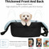 Dog Car Seat for Small Dogs: Puppy Car Seats Bed Waterproof with Safety Leash - Pet Carseat Doggy Carrier with Storage