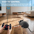Pixibond Remote Control Rat Mouse Cat Toy Realistic RC Fake Rat Mouse Toy Flocking Wireless Funny Chasing Electronic