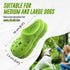 Dog Toys for Aggressive Chewers, Indestructible Natural Rubber Chew Toy with Bleef Flavor for Large Dogs (Green)