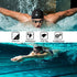 Swim Goggles for Men Women - No Leaking with Nose Clip, Earplugs, Swim Cap and Case