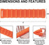 Kayak Paddle Grips, No-Slip Silicone Grips for 30mm Diameter Take-Apart Kayak Paddles