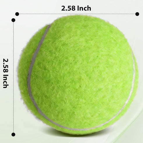 12/24/36/80 Pack FURWEY Tennis Balls, Bulk Tennis Balls Pressureless Tennis Ball, Come with Mesh Bag for Easy