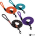 Max and Neo Reflective Rope Leash, 6 Foot - We Donate a Leash to Dog Rescue for Every Leash Sold (BLACK)