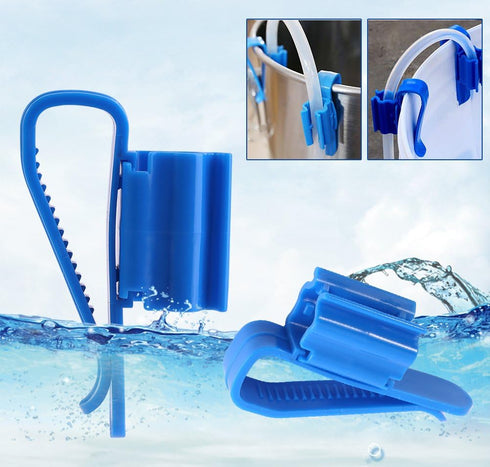 Fdit Pack of 2 Aquarium Fish Hose Holder Hanger, Water Pipe Tube Mounting Clip for 8-16mm Inflow Outflow