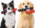 2-Pack Set Halloween Squeaky Dog Toy - Plush Knife and Cleaver Design, Interactive Sound Toys for Dogs, Perfect