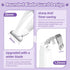 Generic Trimmer Dog Paw with LED Light, Ultra-Quiet Pet Hair Clippers for Small Areas, Cordless Dog Grooming Kit