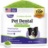 Dog Dental Cleaning Powder - Probiotic Dental Care freshens Breath, Controls Plaque,