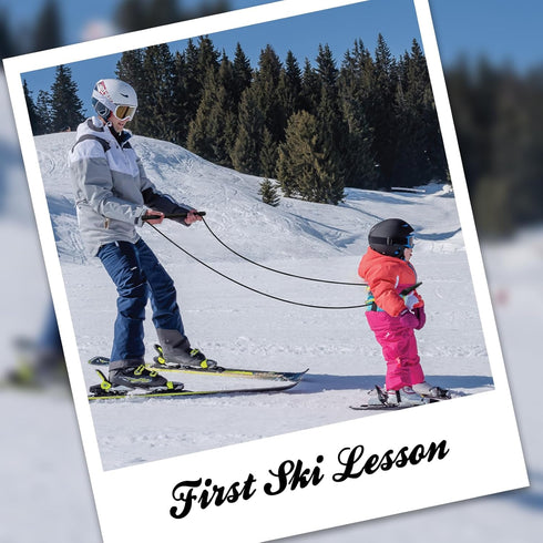 Kids Ski Trainer for Safe Downhill Skiing, Builds Good Form and Confidence, Easy Toddler Ski Trainer