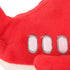 Interactive Plush Airplane Dog Toy - Red