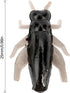Ownsig 40 Pcs Black Cricket Shape Fishing Soft Lures, Super Simulate Insect Artificial Bait
