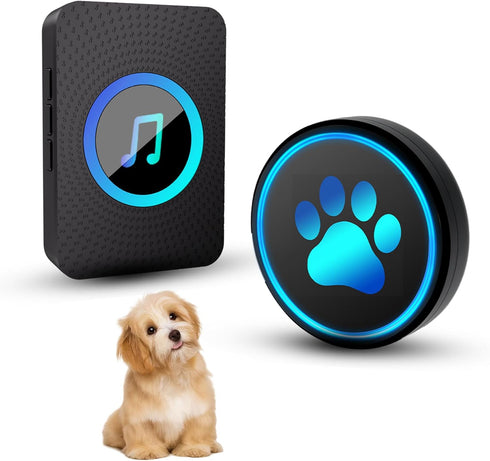 Yoiilifee Dog Door Bell for Potty Training, Smart Wireless Doggie Doorbell to Go