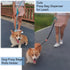 Poop Bag Holders for Leashes,Elastic Cord Dispenser Pouch and Zipper,Carabiner,Lightweight Waterproof Fabric,Doggie