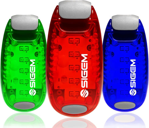 LED Safety Lights + Free Bonuses | High Visibility Clip on Flashing Strobe Light for Running, Cycling, Kids