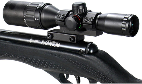 UTG 1PC Offset Airgun Mount w/Stop Pin, 1" Dia, Bi-directional, Black