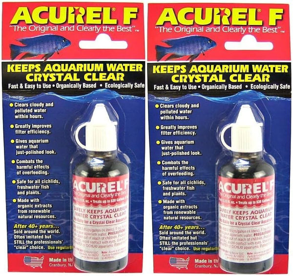 F Aquarium Clarifier 50ml, Pack of 2