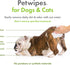 Petkin Plant-Based PetWipes - 100 Wipes, 4 Pack, Biobased, Thick Wipes for Dogs & Cats, Cleans & Conditions