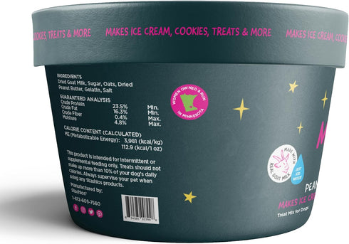 Magic Mix - Peanut Butter Flavor, 4oz All-in-One Powdered Treat Mix for Dogs, Just Add Water