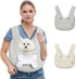 Gleegain Dog Sling Carrier Backpack for Hiking Camping Travel Hands-Free Cross Shoulder Straps