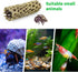 HOYAGWNG 5.7 Inch Hermit Crab Climbing Toys, Hollowed-Out Pipe, Hermit Crab Accessories, Tank Decoration for Reptile