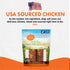 Canine Naturals Chicken Recipe Chew - Rawhide Free Dog Treats, All-Natural and Easily Digestible (Medium, 2 Count)