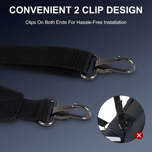 Golf Bag Shoulder Strap, Single Padded Adjustable Straps for Universal Replacement